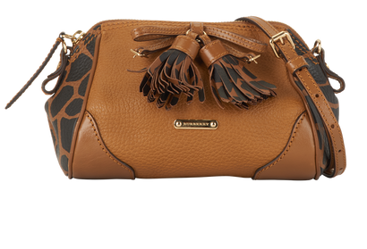 Mini Blaze Bag, £275, Handbags, Black/Brown, Leather, Front view